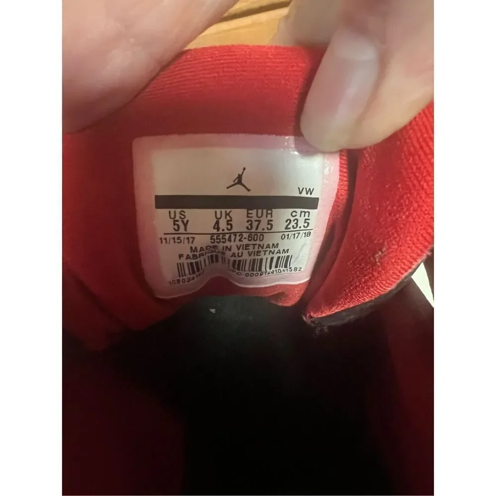 Nike  Air Jordan Flight Club 91 'Gym Red' 555472-600.Kids Sz 5Y